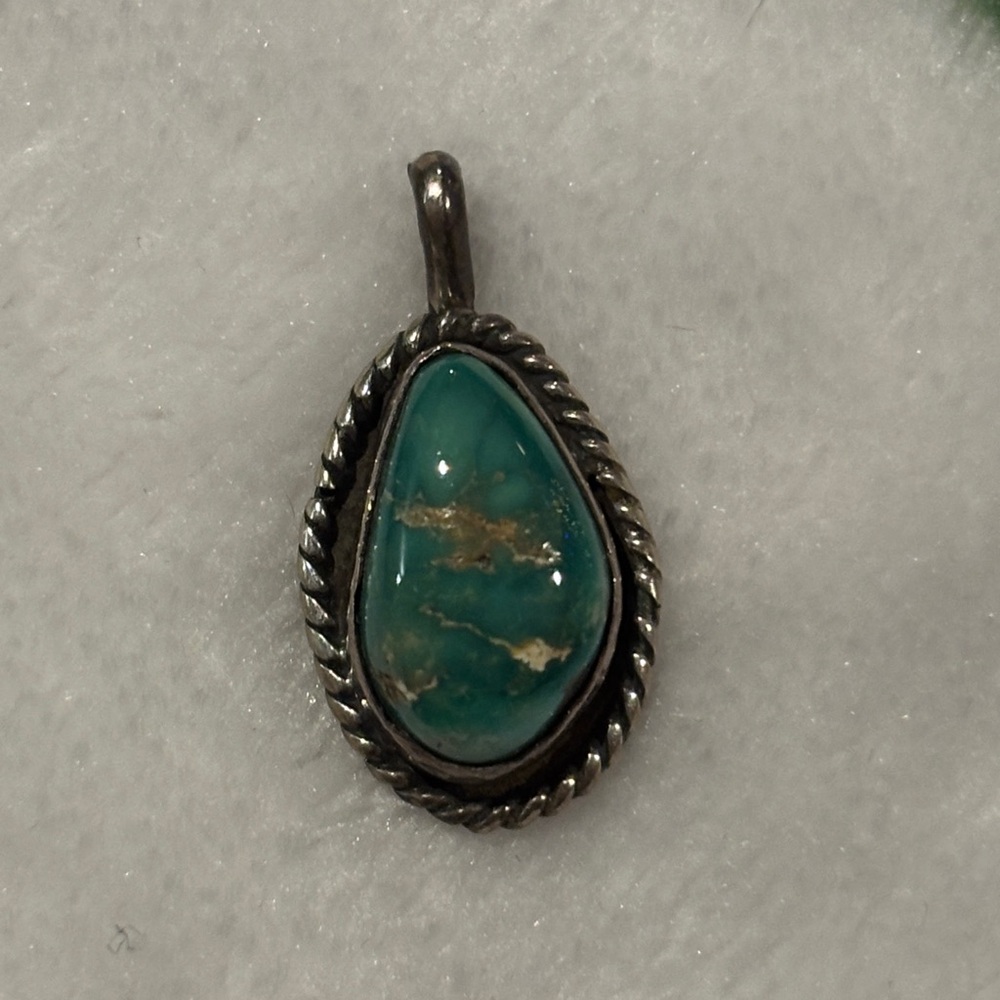 Turquoise Silver Pendant